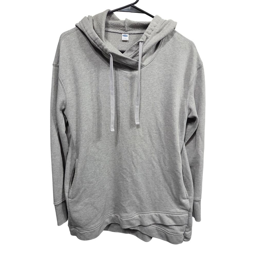 Gray Hooded Tunic Sweater - Old Navy - S